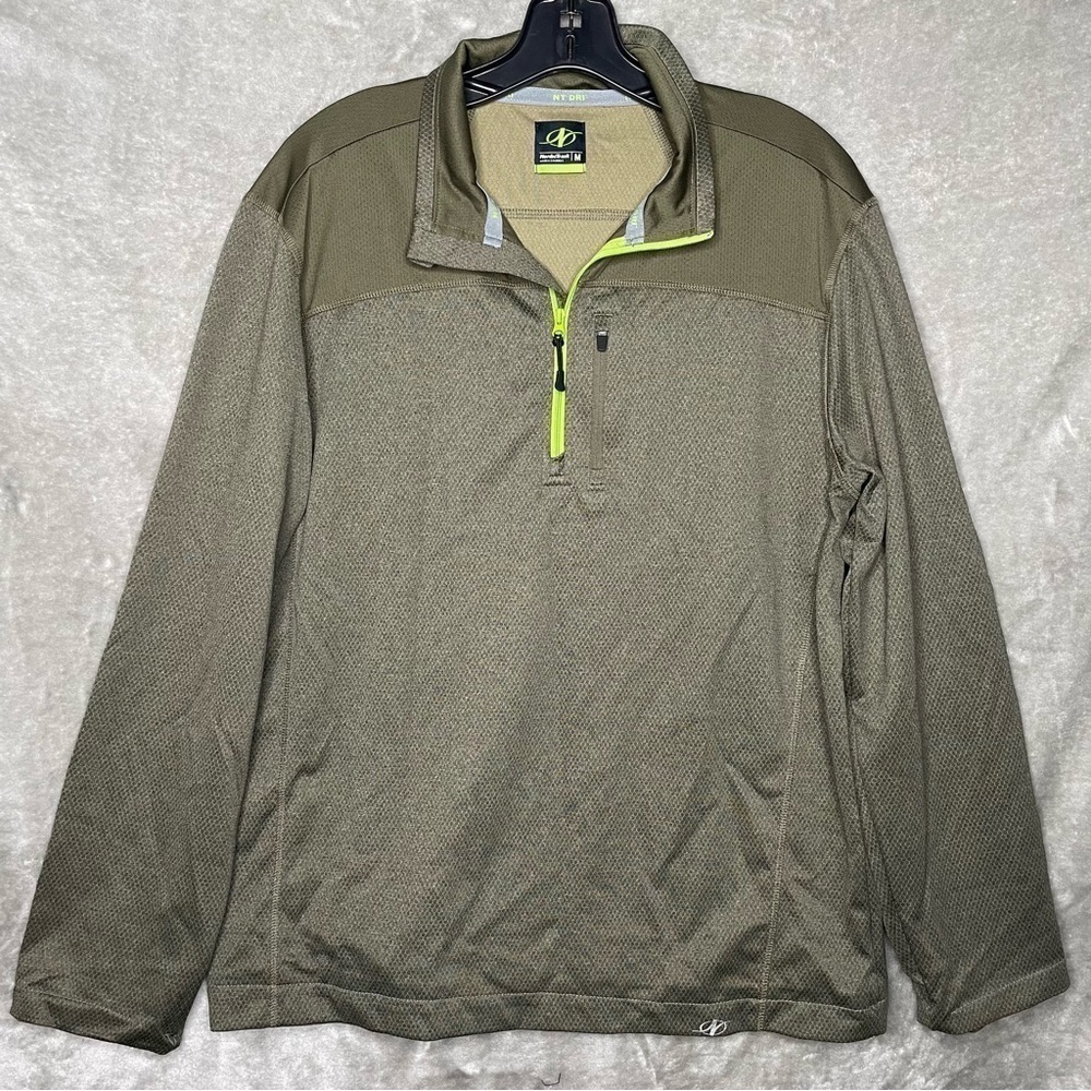 NordicTrack Quarter Zip Lightweight Long Sleeve Running Pullover Size Medium